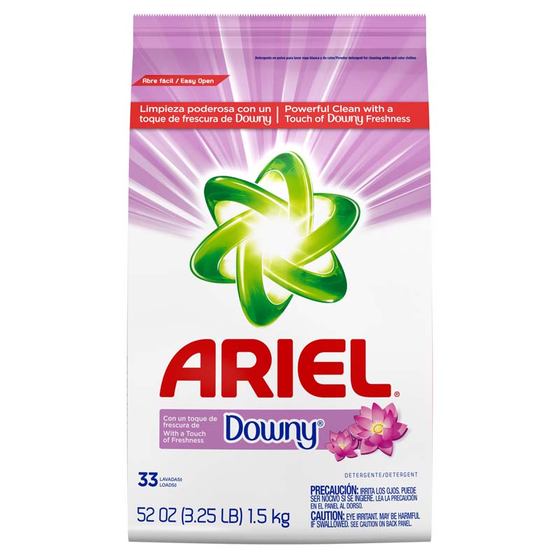 ARIEL DETERGENT W /DOWNY 12pk of 1.5kg /box DT1387