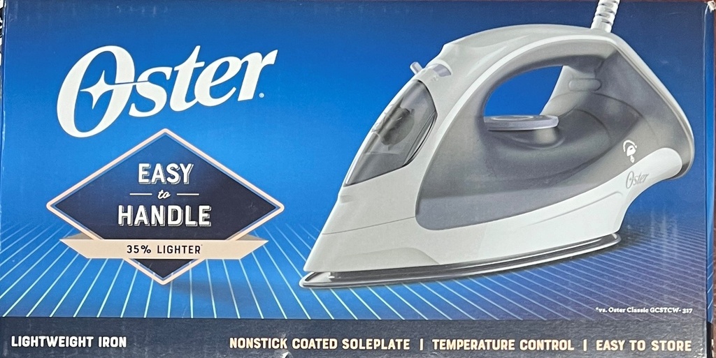 OSTER Steam IRON LIGHT WHT GCSTBS3802