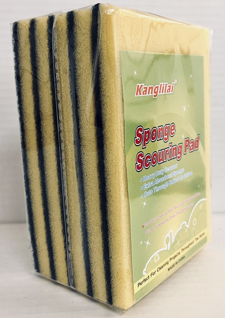 BRANDELLO SPONGE SCOURING PAD    (823-5D) 5pk /200