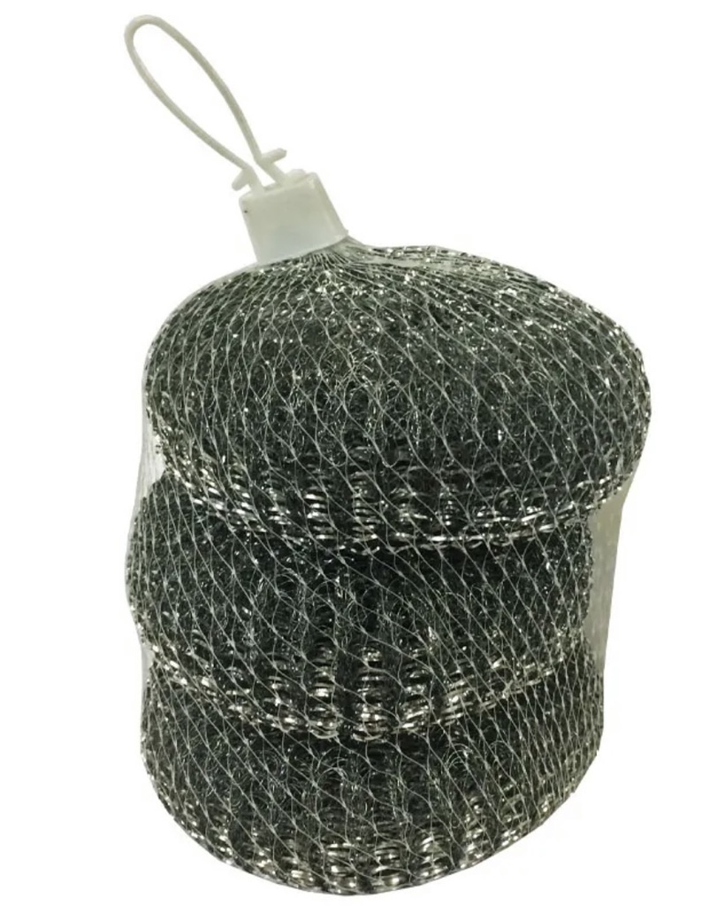 SILVER SCOURER BALL 3PK (K00304) /72