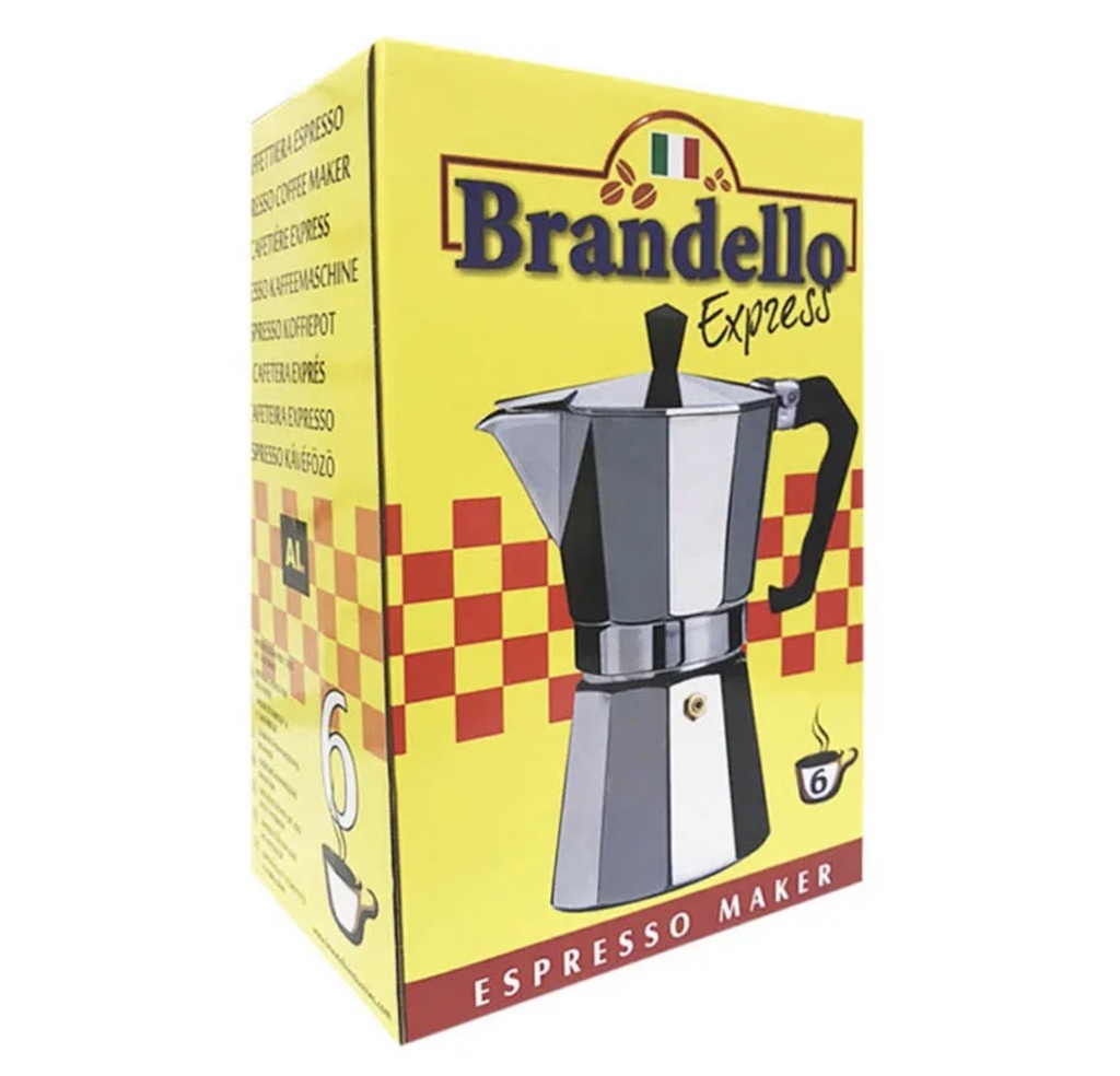 BRANDELLO COFFEE MAKER 6 CUP /24