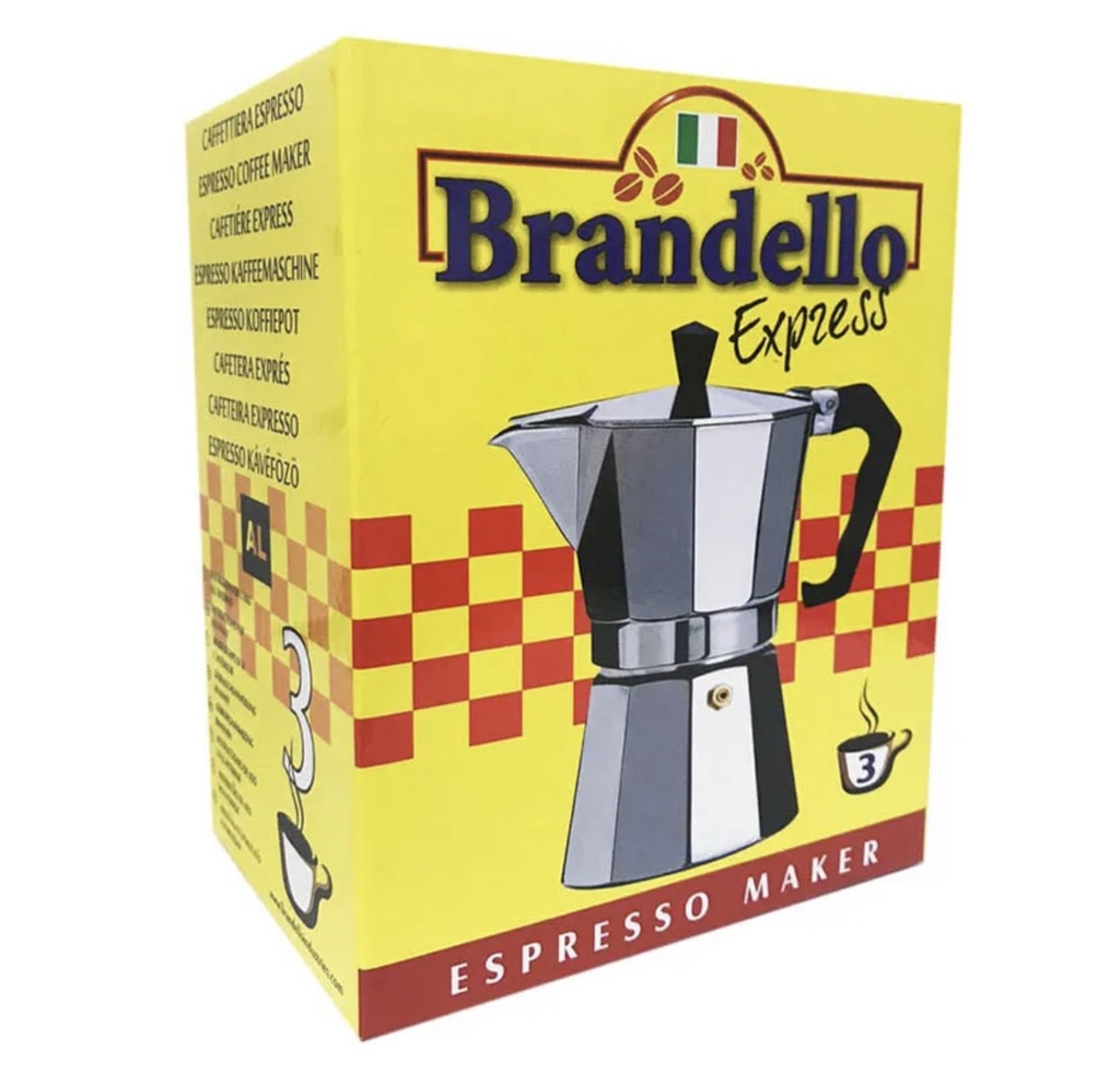 BRANDELLO COFFEE MAKER 3 CUP /36