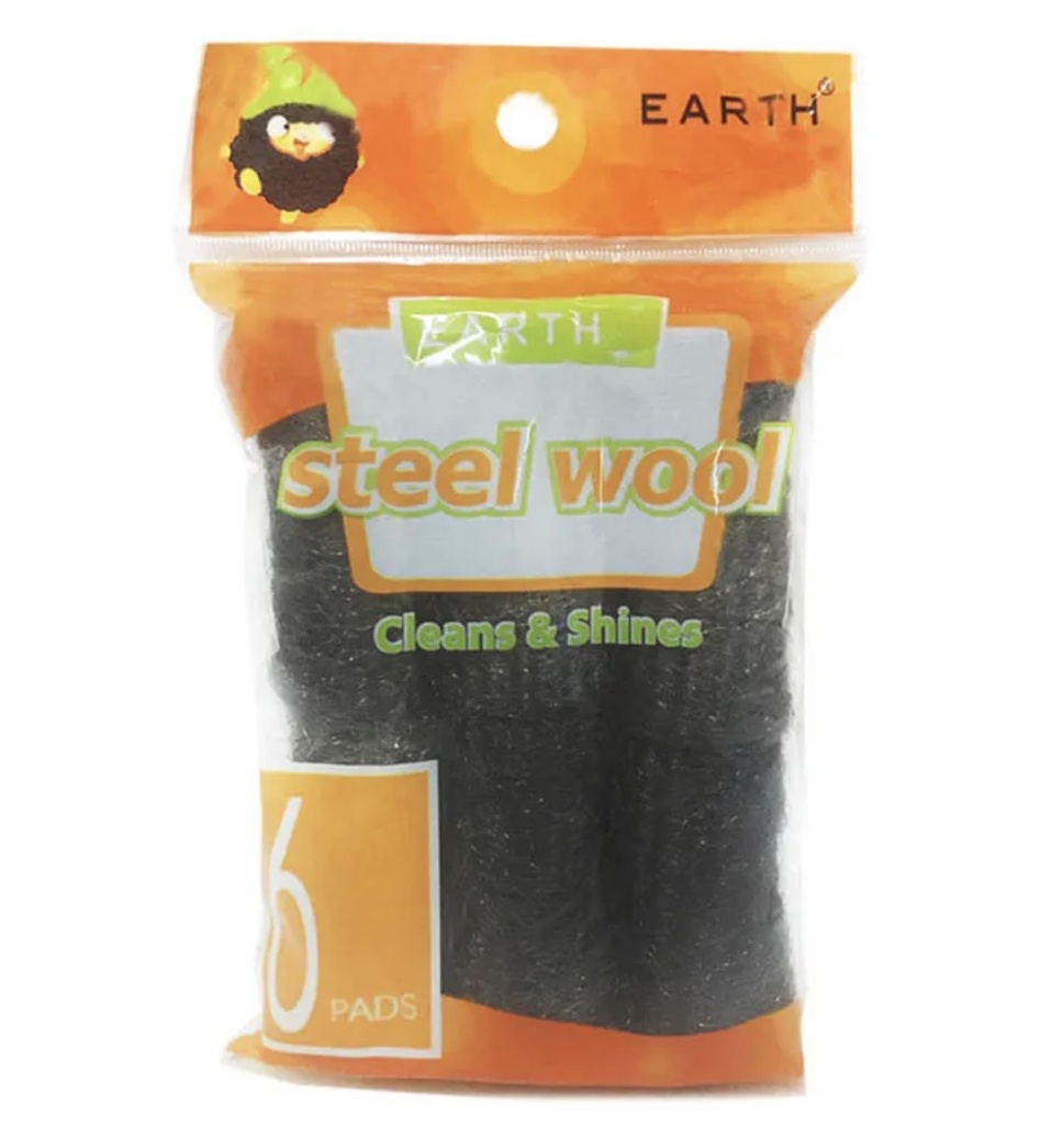 BRANDELLO  STEEL WOOL PADS 6pcs per BAG /144