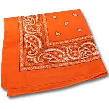 BANDANAS ORANGE 12-PK