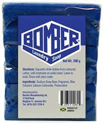 Bomber Blue Laundry Soap 150g ea 24 X 3PK =72 bars