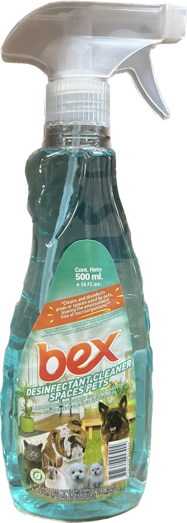 BEX PET CLEANER DESSINFECT 500ml-16oz /24