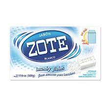 ZOTE WHITE LAUNDRY FLAKES 17.6oz/500g - 8PK /BOX