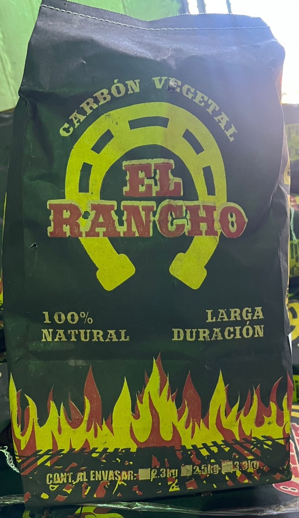 BBQ CHARCOAL /CARBON EL RANCHO DE MESQUITE 6.6 LBS