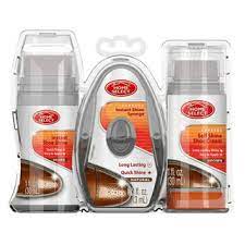 HOME S. SHOE CARE KIT 3- IN-1 BROWN
