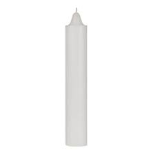 CANDLE JUMBO WHITE 12PK /4