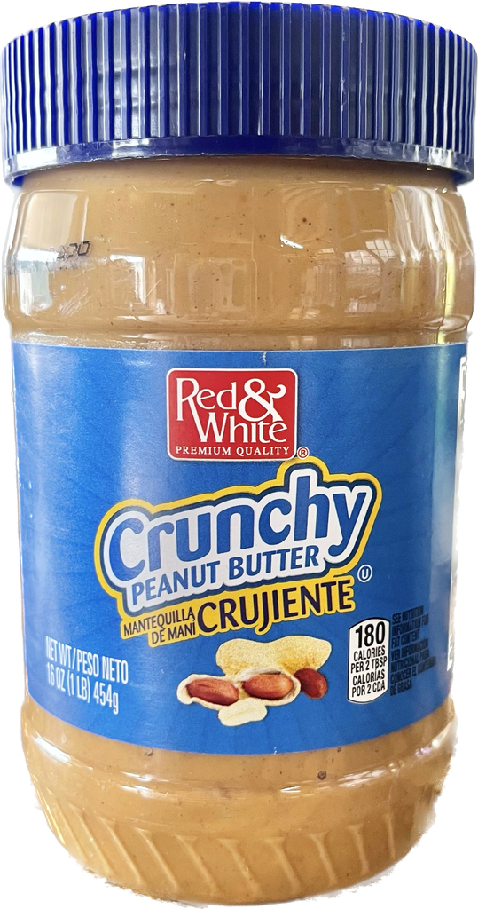 R & W CREAMY PEANUT BUTTER 18oz  /12