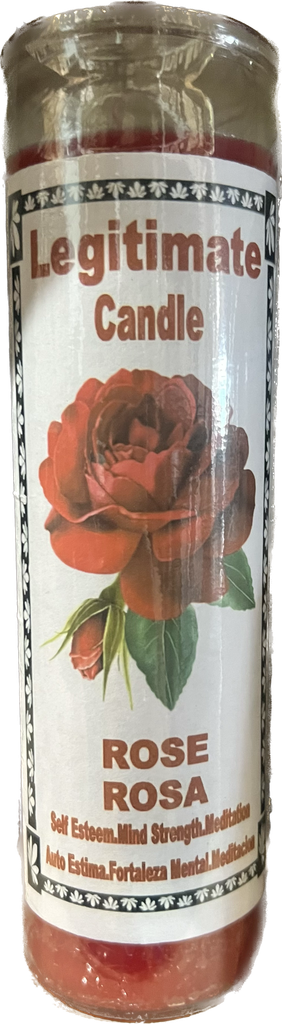 CANDLE LEGITIMATE ROSE 12PK