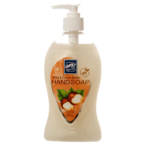 LUCKY LIQUID SOAP SHEA & COCOA BUTTER 12/13.5oz