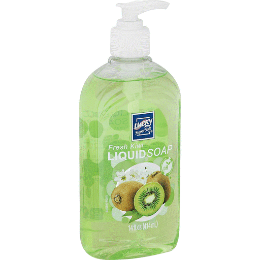 LUCKY LIQUID CLEAR SOAP KIWI 14oz /12