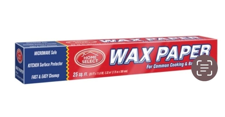 HOME SELECT WAX PAPER 25 SQ-FT /24