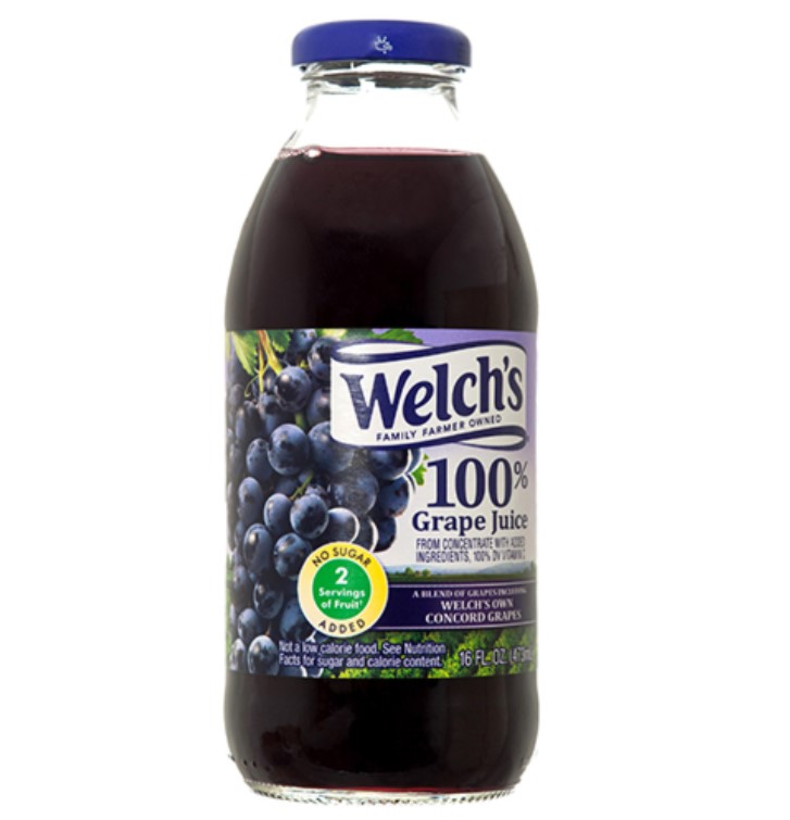 WELCHS GRAPE JUICE 16oz - 12PK