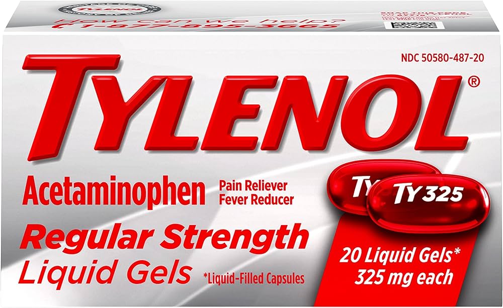 TYLENOL R/STRENGHT LIQUID GEL X 20 /6