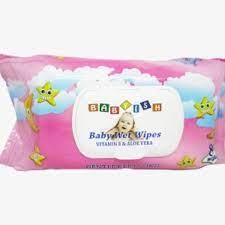 BABY WIPES BABYISH PINK 80ct /24