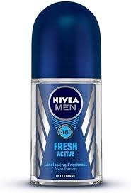 NIVEA DEOD. ROLL-ON FRESH ACTIVE M 50ml/24