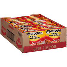 MARUCHAN RAMEN BEEF 3oz - 24PK