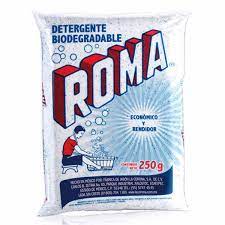 ROMA DETERGENT 72pk of 1/2 lb - 250gm /box