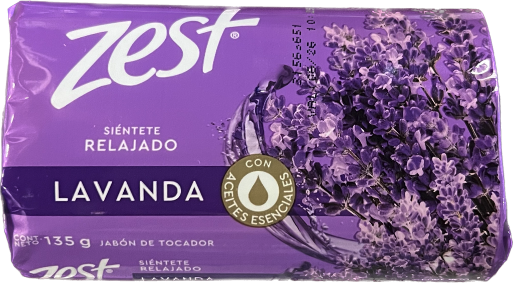 ZEST SOAP LAVANDA RELAJACION 135g /72