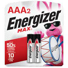 ENERGIZER MAX BATTERIES AAA X 2pk  /12