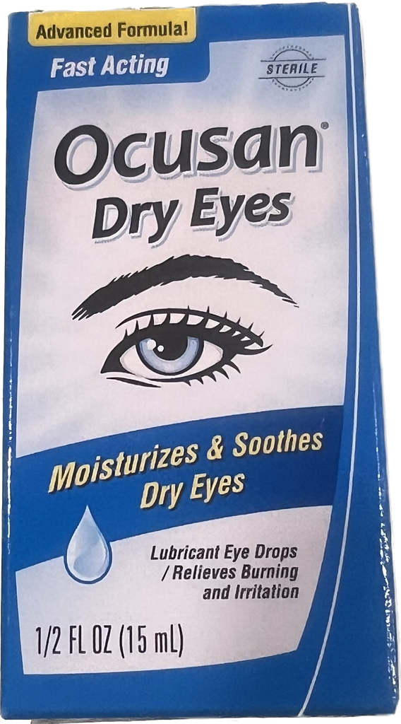 OCUSAN DRY EYES DROPS 0.5oz /24  8/25