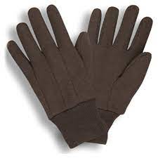 GLOVES JERSEY Brown Heavy GLV-5011 /12