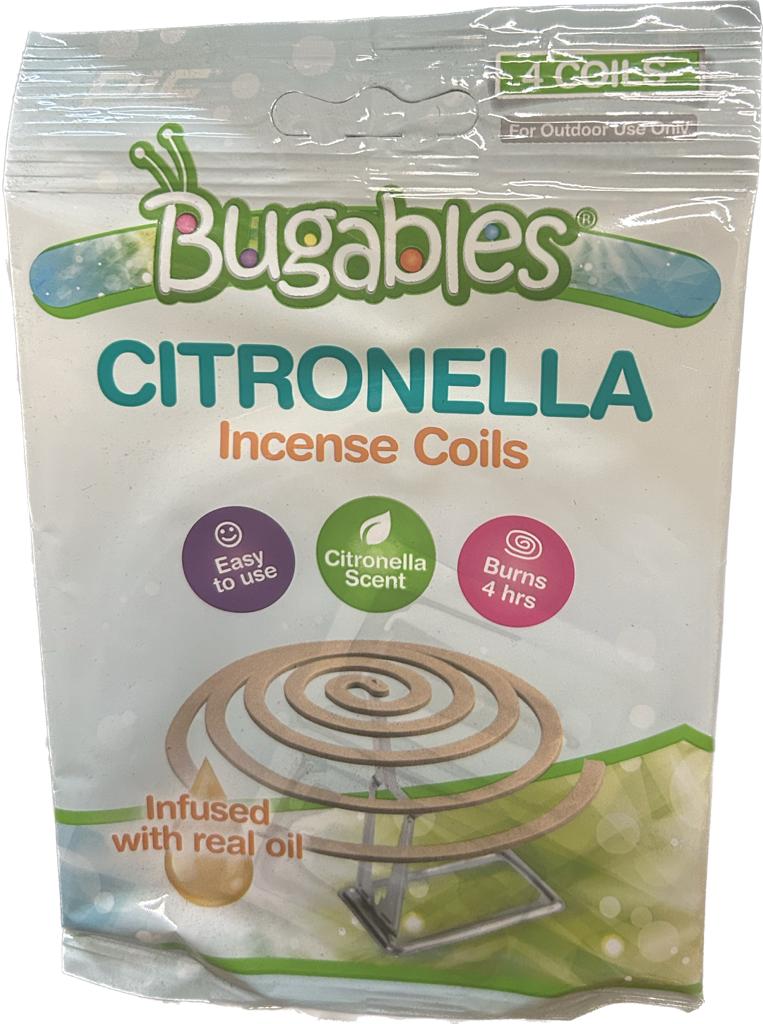 BUGABLES CITRONELLA Mosquito Repellent 4pk /24