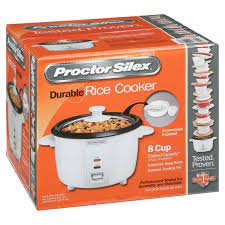 PROCTOR S. RICE COOKER 8CUP #37534