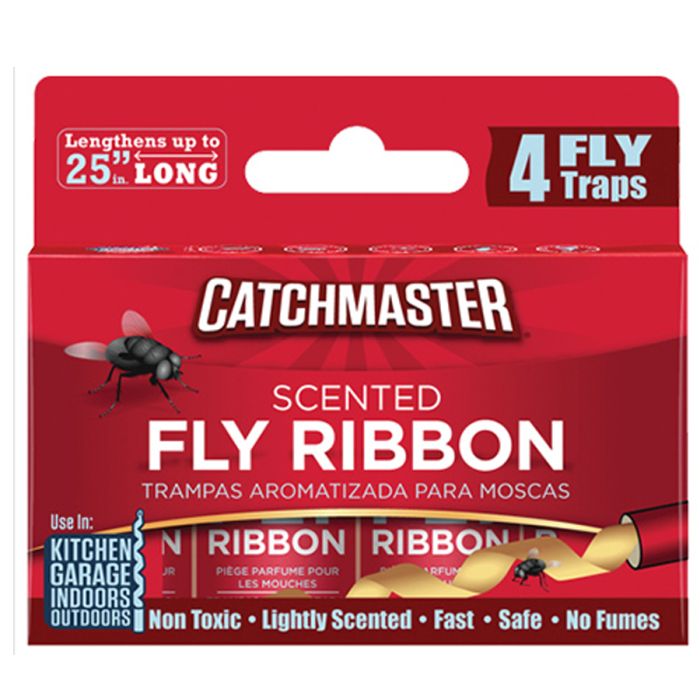 Catchmaster Scented Fly Ribbon 4pk of 24 = 96Pcs /4    (9144M4)