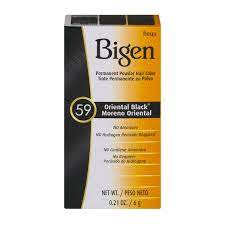 BIGEN COLOR HAIR #59 Oriental BLACK 6gm /12