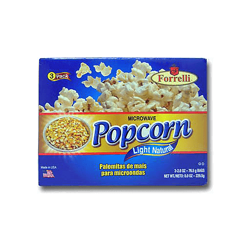 FORRELLI POPCORN LIGHT 3pk 2.6oz /12