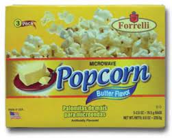 FORRELLI POPCORN BUTTER 3-PK 2.6oz /12