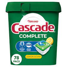 CASCADE COMPLETE DISH DET. 78PACKS /2
