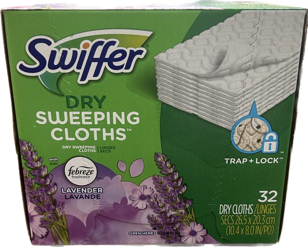 SWIFFER DRY SWEEPING CLOTHS LAVENDER 32PK /8