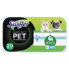 SWIFFER HEAVY DUTY PET WET CLOTHS 20-PK /6