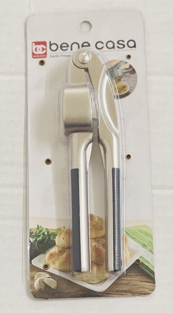 GARLIC PRESS W/ NICKLE FINISH B/C