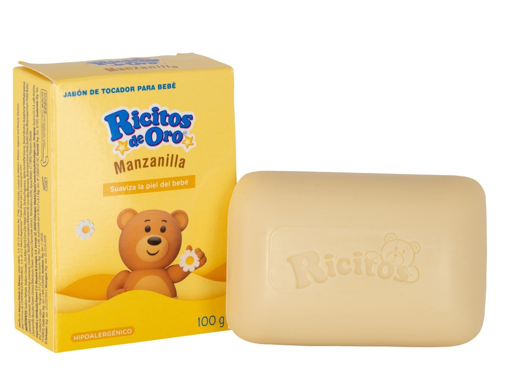 RICITOS DE ORO BABY SOAP MANZ 3.5oz /144