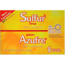 GRISI SOAP BIO SULFUR / AZUFRE 4.4oz /144 exp 6/26