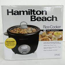 HAMILTON BEACH 10 CUP RICE COOKER BLACK 37542