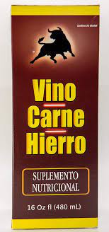 VINO DE CARNE HIERRO 16oz /12 exp 6/26