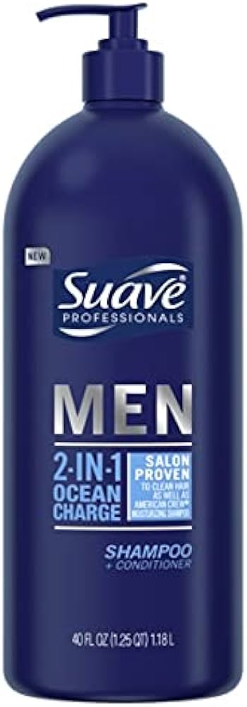 SUAVE MEN 2in1 Shamp + Cond  40oz /3