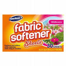 POWER HOUSE DRYER  SHEETS WILDFLOWERS 30ct /12