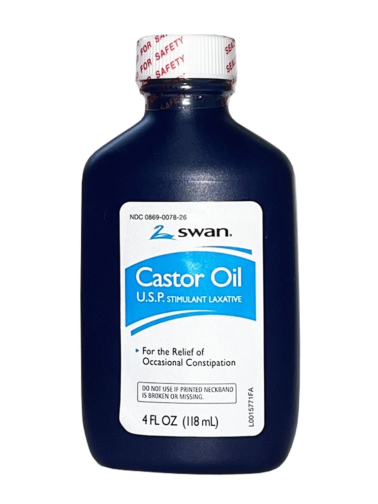 SWAN CASTOR OIL / ACEITE DE RICINO 4oz /12