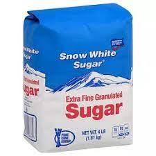 SNOW WHITE SUGAR 4 LB /10