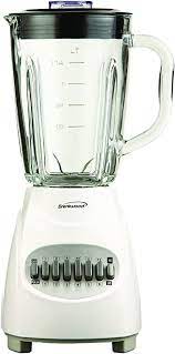 BRENTWOOD 12 SPEED BLENDER GLASS JAR WHITE 42oz  JB920W