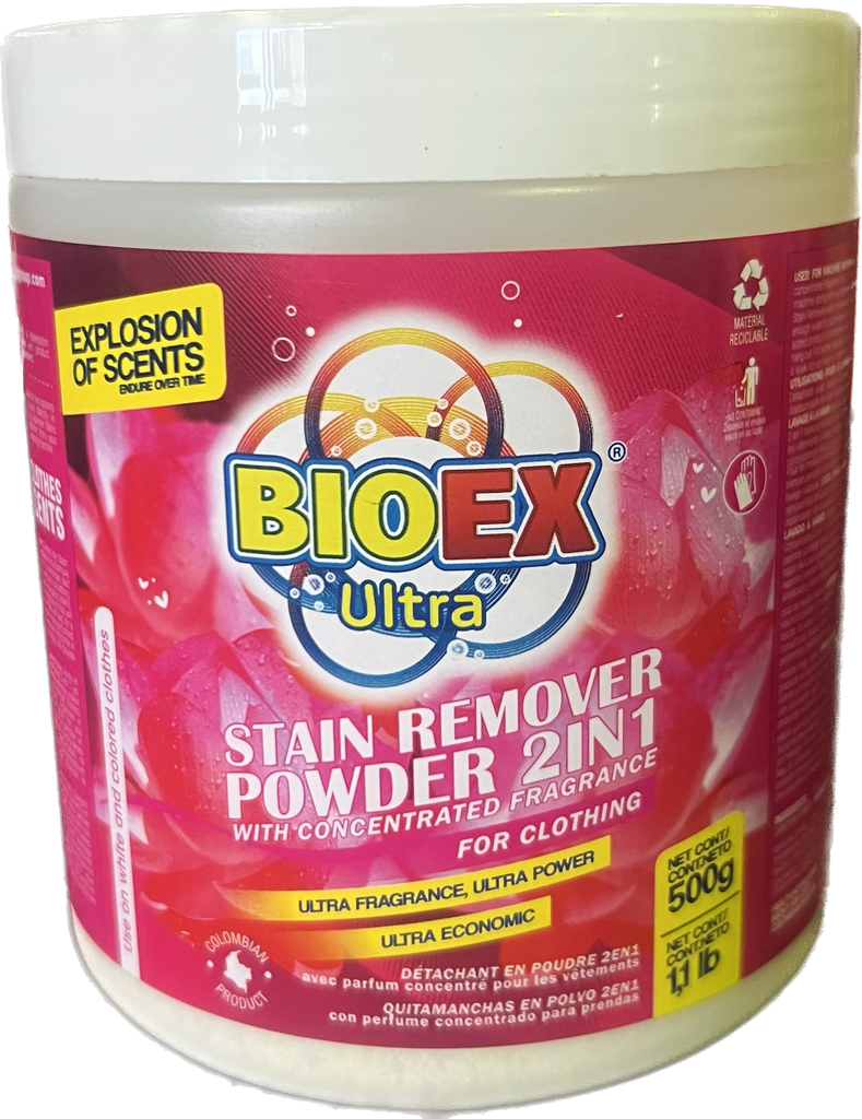 Bio Ex Laundry Powder 2in1 Stain Remover 500gm /24