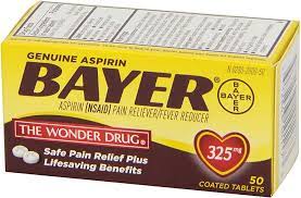 BAYER ASPIRIN 325mg X 24 /6